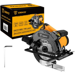 Циркулярная пила Deko DKCS1800-190 Laser 083-1011