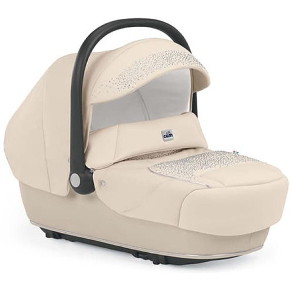 Универсальная коляска CAM Tris Linea Classy (3 в 1, бежевый)