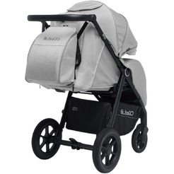 Коляска детская прогулочная BubaGo BASS BG 130-1 (светло-серый)
