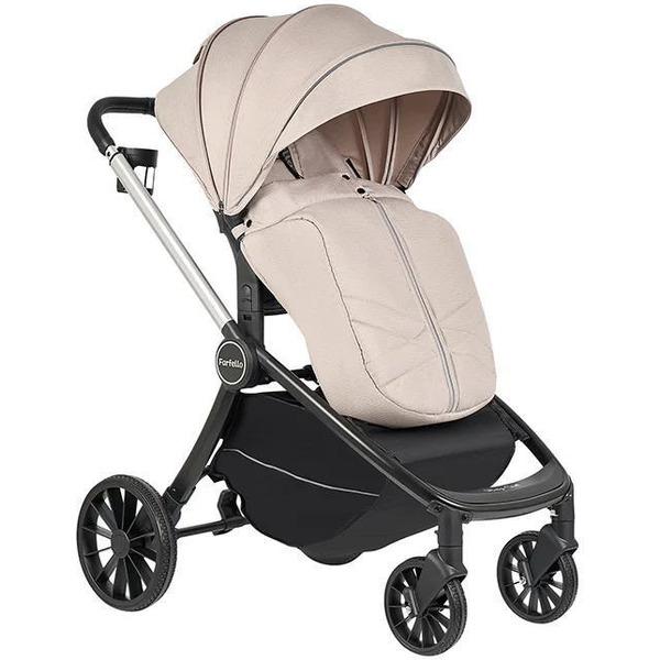 Детская универсальная коляска Farfello Baby Shell 2025 3в1 BBS-013 (кофейный комби)