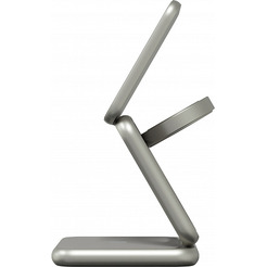 Беспроводное зарядное Magssory Fold Pro 3 в 1 WCH063 (титановый)