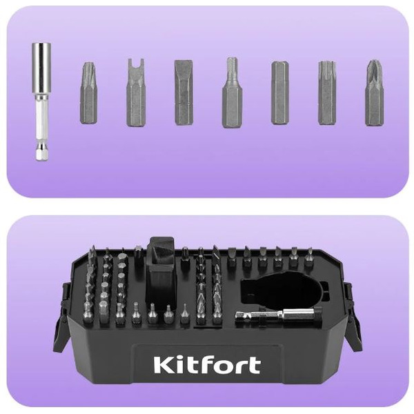 Аккумуляторная отвертка Kitfort КТ-6492
