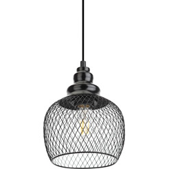 Светильник подвесной ЭРА PL8 BK Б0037455