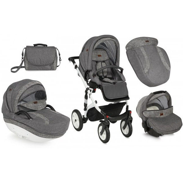 Детская коляска Lorelli Mia 3 в 1 Grey (10021011763)