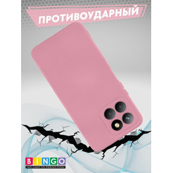 Бампер BINGO Liquid TPU для HONOR X6/HONOR 70 Lite Розовый
