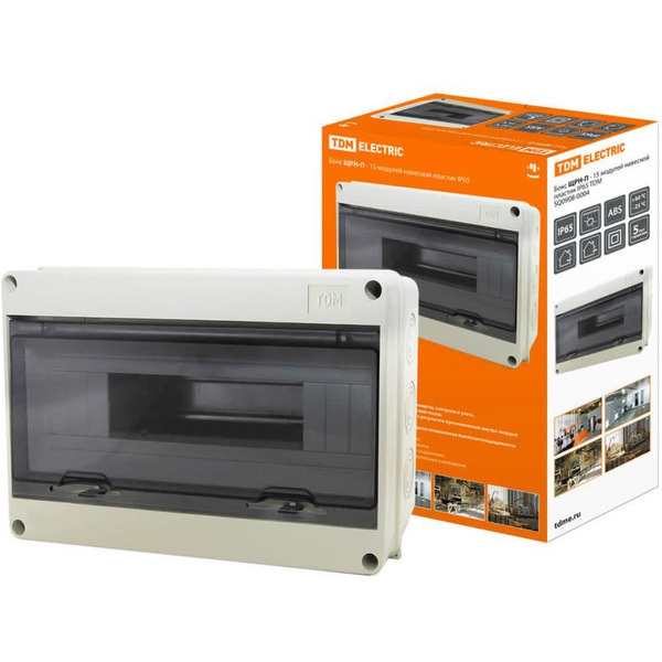 Бокс TDM ELECTRIC ЩРН-П-15модулей IP65 SQ0908-0004