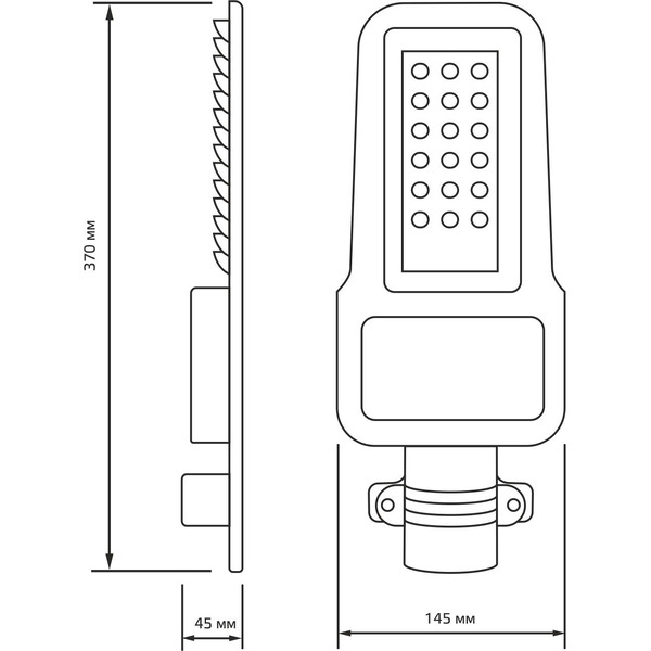 Светильник консольный Gauss Qplus 629535330