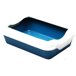 Туалет-лоток Homecat С бортиком синий 37x27x11.5см