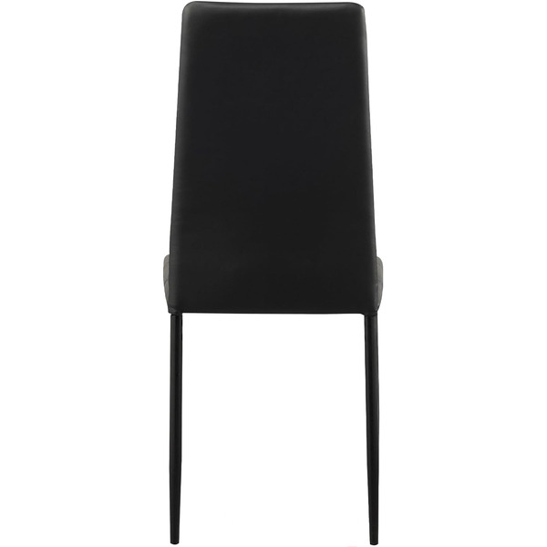Стул Mio Tesoro Джия DC-060KD (черный/черный)
