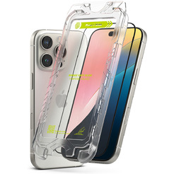 Защитное стекло RINGKE EASY SLIDE для IPHONE 16 PRO MAX BLACK (2шт)