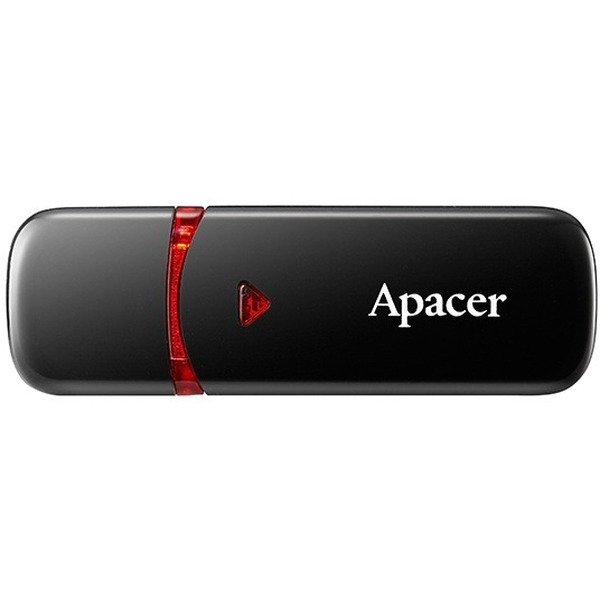 Флеш-накопитель Apacer AH333 64GB (AP64GAH333B-1) черный