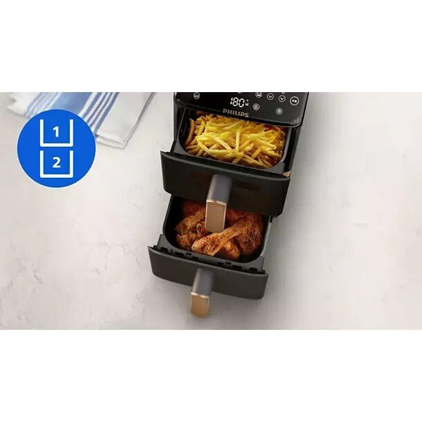 Аэрогриль Philips Ovi Stacked Dual Basket NA462/70