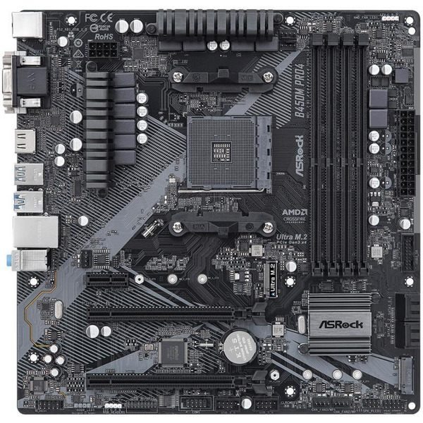 Материнская плата ASRock B450M Pro4 R2.0