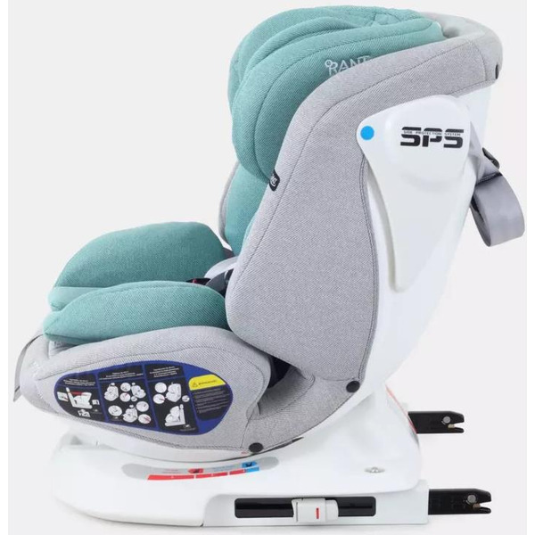 Детское автокресло Rant Nitro Isofix UB619 (серый/мятный)