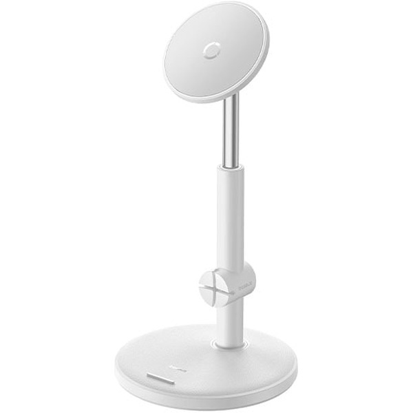 Держатель Baseus MagPro Magnetic Foldable Phone Mount B10564100121-00 (белый)