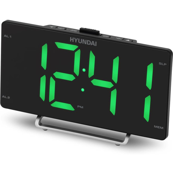 Радиочасы Hyundai H-RCL246 (зеленая подсветка)