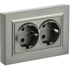 Розетка IEK Brite РС12-3-БрШ