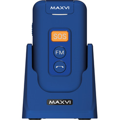 Мобильный телефон Maxvi E5 up (синий)