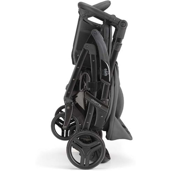 Универсальная коляска CAM Tris Fluido Easy (3 в 1, белый медвежонок, антрацит-черный)