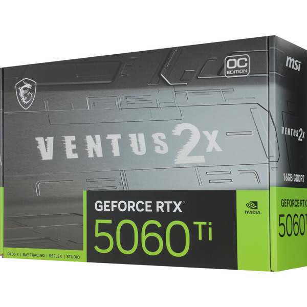 Видеокарта MSI GeForce RTX 5060 Ti 16G Ventus 2X Plus OC
