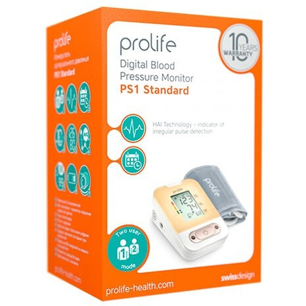 Тонометр полуавтоматический Prolife PS1 Standard