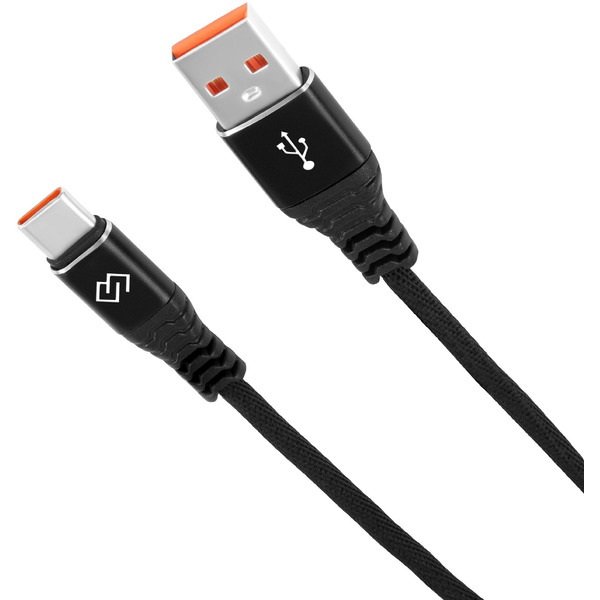 Кабель Digma DG-USBA-С-1M-27W USB Type-A - USB Type-C (1 м, черный)