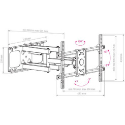 Кронштейн для телевизора Arm Media Paramount-70