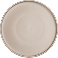 Тарелка столовая обеденная Sundays Home Minimalist керамика TRVK26006 (27см, бежевый)