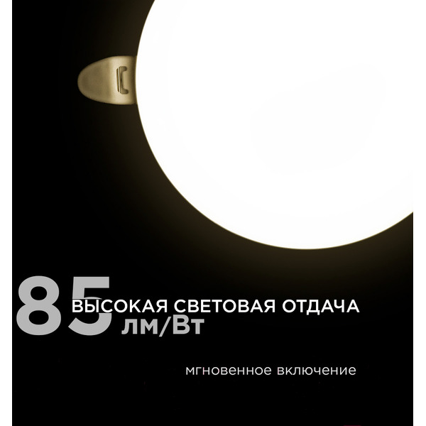Панель светодиодная встраиваемая APEYRON 06-104