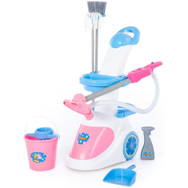 Игровой набор Полесье Помощница-5 с пылесосом 59314