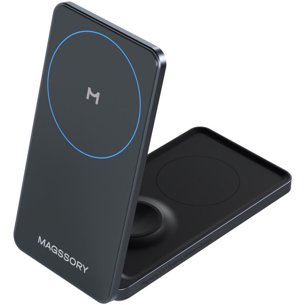 Беспроводное зарядное устройство Magssory Flip WCH014 антрацит (WCH014b)