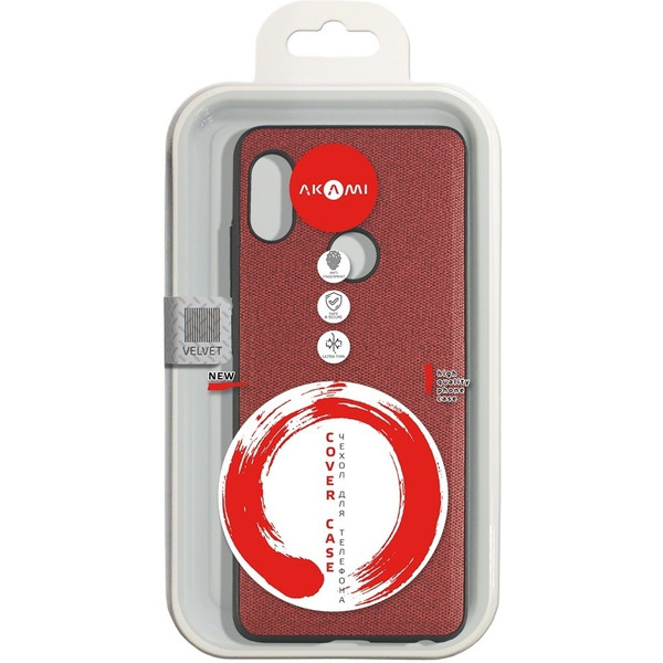 Накладка Akami Velvet series для Xiaomi Redmi Note 5/Note 5 Pro Красный (6022)