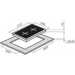 Варочная панель HOMSair HGG323GCWH