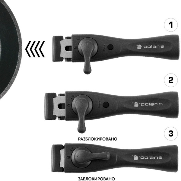 Набор посуды Polaris EasyKeep-4D