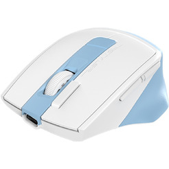 Мышь A4Tech Fstyler FG45CS Air2 (белый/голубой)