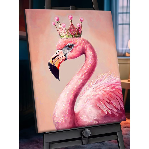 Картина по номерам Флюид Королевский фламинго 40x50 SHR0581