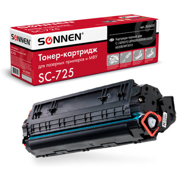 Картридж Sonnen SC-725 (аналог HP CE285A, CB435A, CB436A, Canon 712, 713, 725) 362433