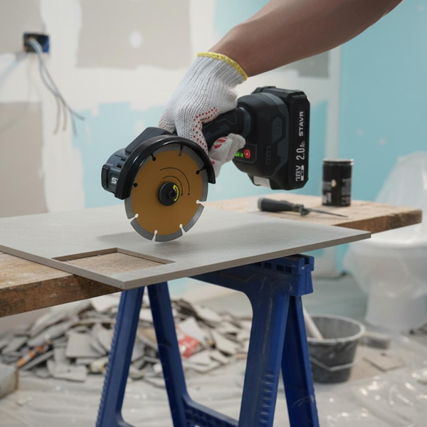 Угловая шлифмашина Stavr SAG 18BL-76V-1