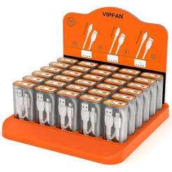 Кабель Vipfan X06 USB-iPhone (1м, в футляре)