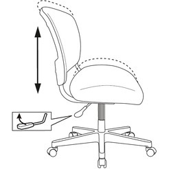 Кресло Бюрократ CH-296/DG/15-48