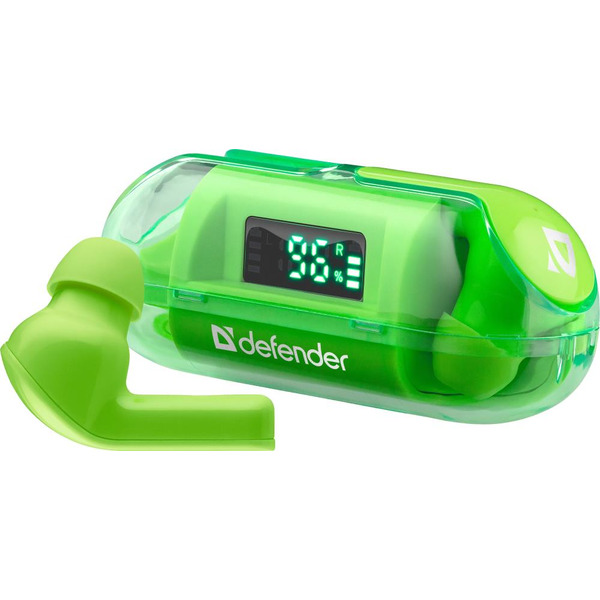 Наушники Defender Twins 916 (зеленый)