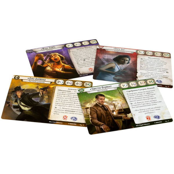 Настольная игра Hobby World 915649 Ужас Аркхэма Карточная игра : Нарушенный круг: Сыщики