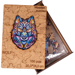 Сувенирный пазл MASTER WOOD Волк SWPW
