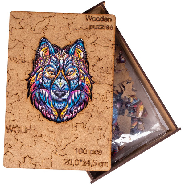 Сувенирный пазл MASTER WOOD Волк SWPW