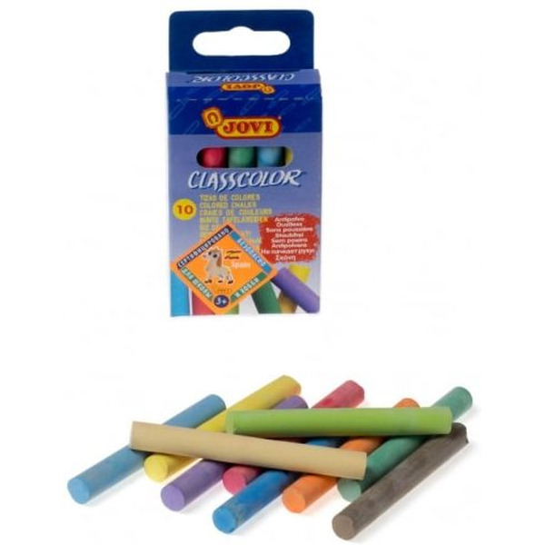 Мелки цветные JOVI 10 цветов (1020)