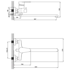 Смеситель Potato P22310S