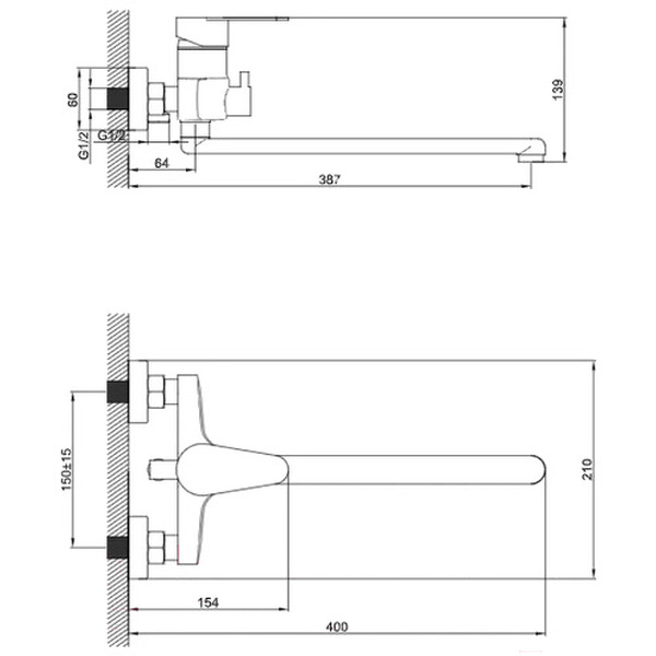Смеситель Potato P22310S