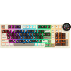 Клавиатура Royal Kludge N99 Mokko Grey (RK Violet)