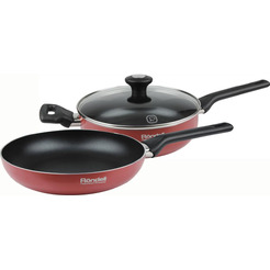 Набор сковорода и сотейник с крышкой 24 см Rondell Koralle RDA-560