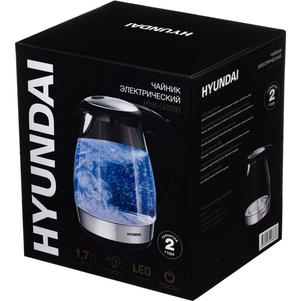 Электрический чайник Hyundai HYK-G2030